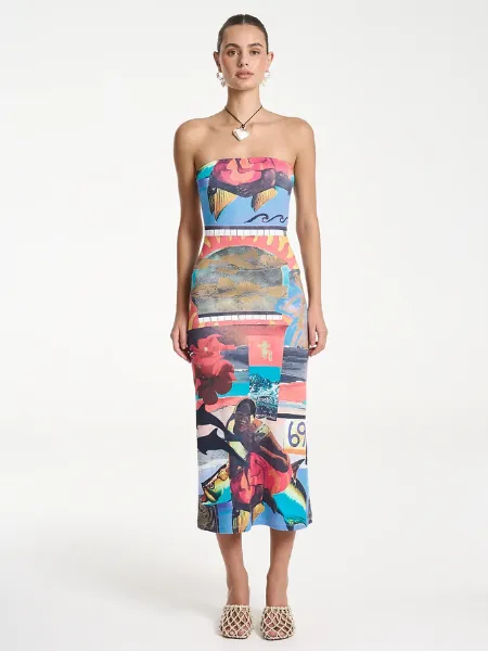Strapless Midi